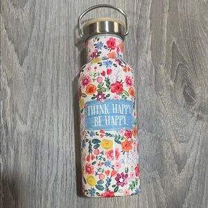 NATURAL LIFE Colorful Floral Water Bottle